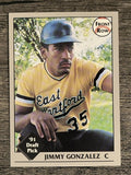 1991 Front Row Draft Picks #32 Jimmy Gonzalez