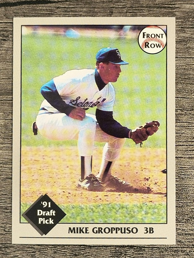 1991 Front Row Draft Picks #39 Mike Groppuso