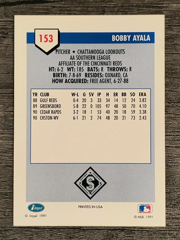1991 Line Drive AA #153 Bobby Ayala