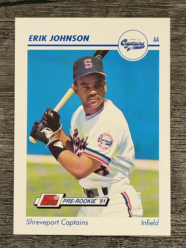1991 Line Drive AA #309 Erik Johnson