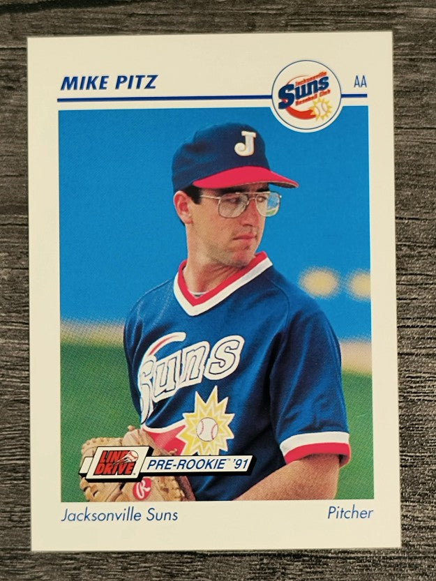 1991 Line Drive AA #342 Mike Pitz
