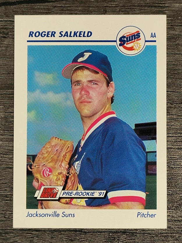 1991 Line Drive AA #344 Roger Salkeld