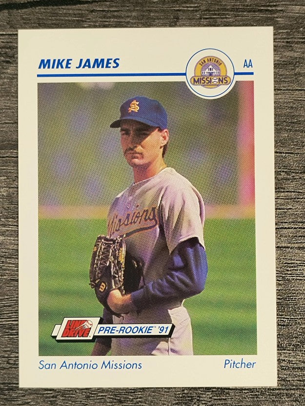 1991 Line Drive AA #536 Mike James