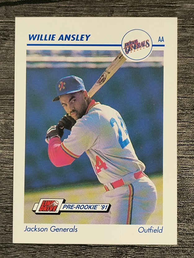 1991 Line Drive AA #551 Willie Ansley