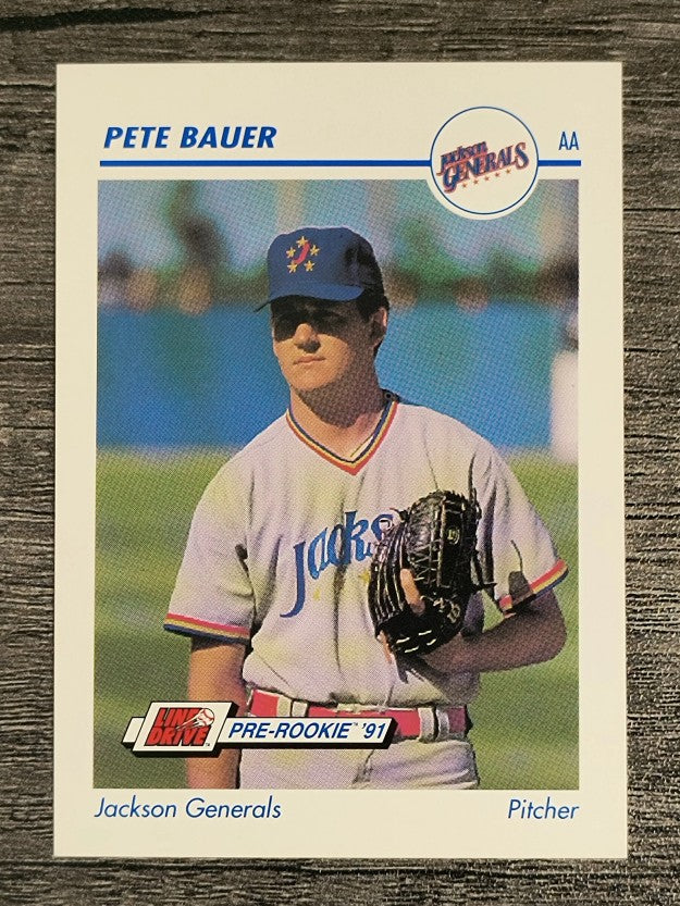 1991 Line Drive AA #554 Pete Bauer