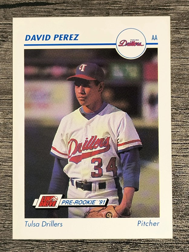 1991 Line Drive AA #590 David Perez