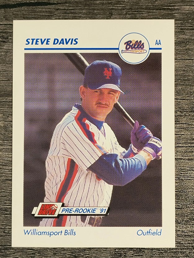 1991 Line Drive AA #629 Steve Davis