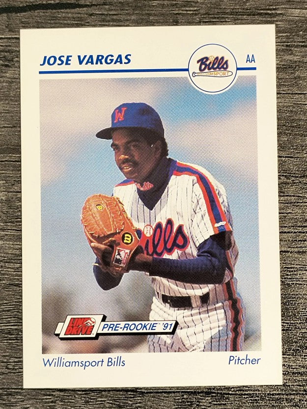1991 Line Drive AA #645 Jose Vargas