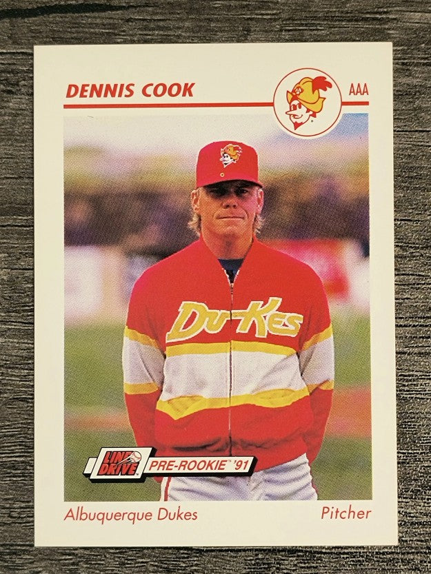 1991 Line Drive AAA #4 Dennis Cook