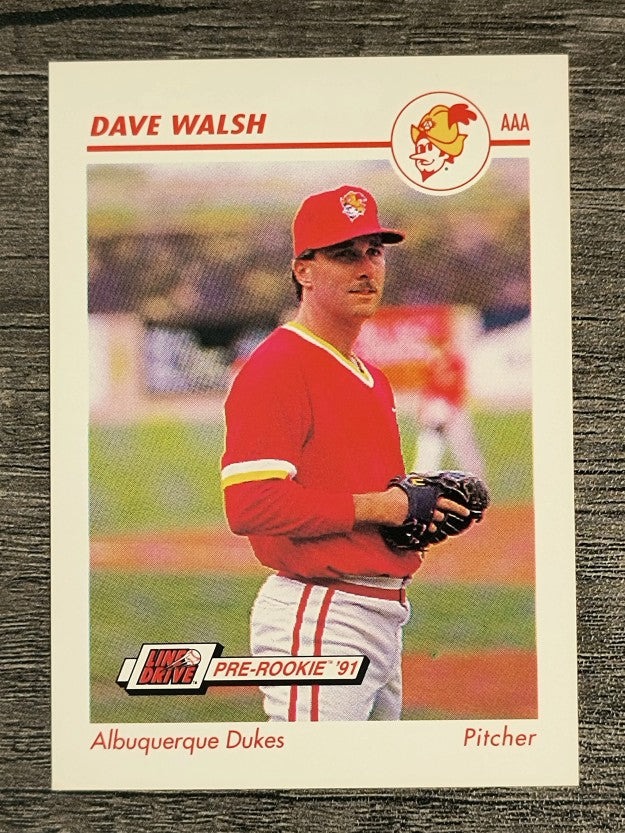 1991 Line Drive AAA #22 Dave Walsh