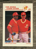 1991 Line Drive AAA #25 Coaches/Von Joshua/Claude Osteen