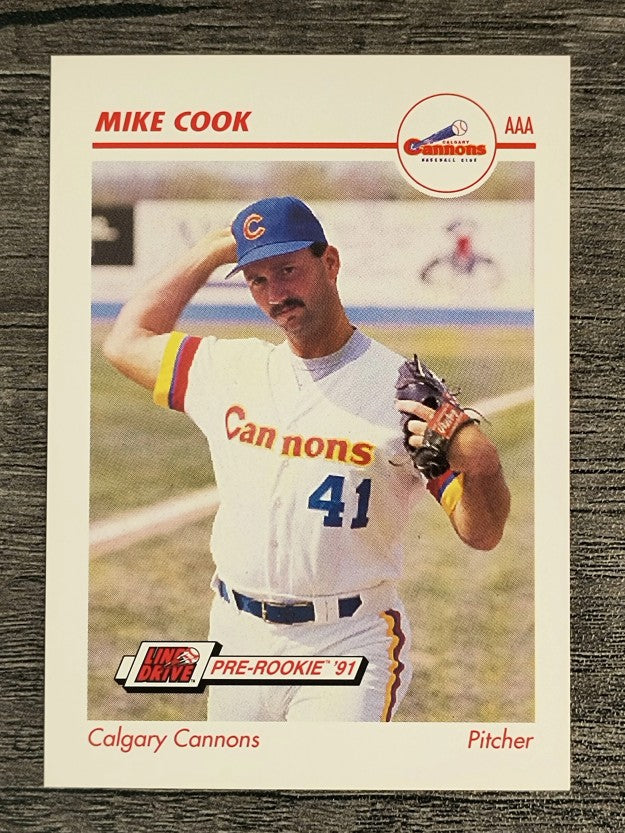 1991 Line Drive AAA #57 Mike Cook