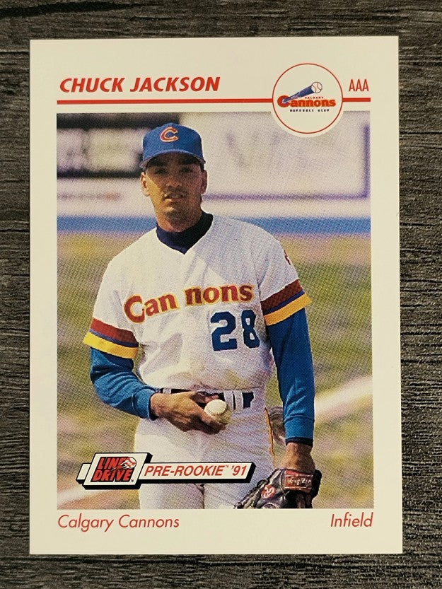1991 Line Drive AAA #61 Chuck Jackson