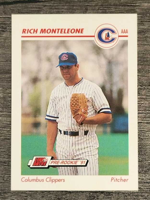 1991 Line Drive AAA #113 Rich Monteleone