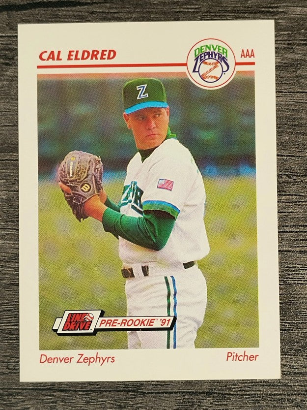 1991 Line Drive AAA #135 Cal Eldred