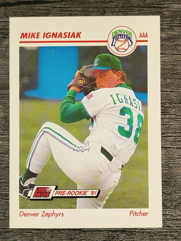 1991 Line Drive AAA #142 Mike Ignasiak