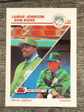 1991 Line Drive AAA #150 Coaches/Lamar Johnson/Don Rowe