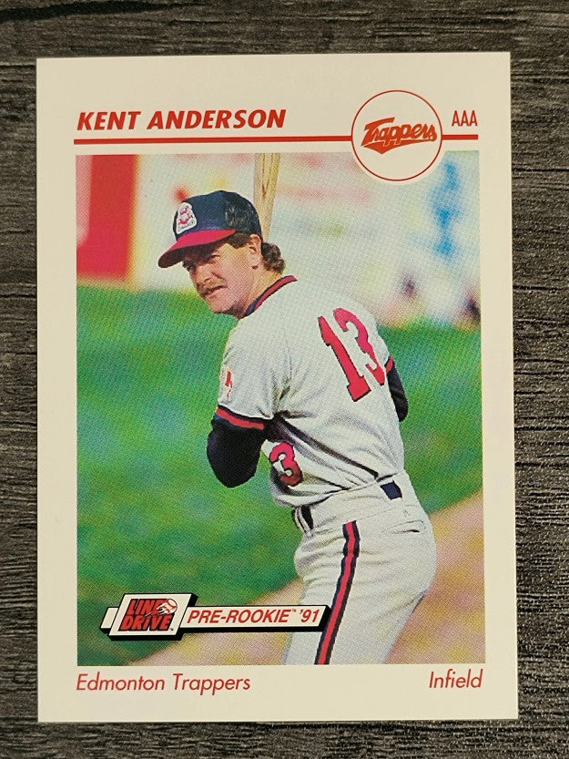 1991 Line Drive AAA #153 Kent Anderson