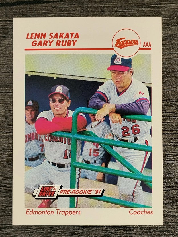 1991 Line Drive AAA #175 Coaches/Lenn Sakata/Gary Ruby