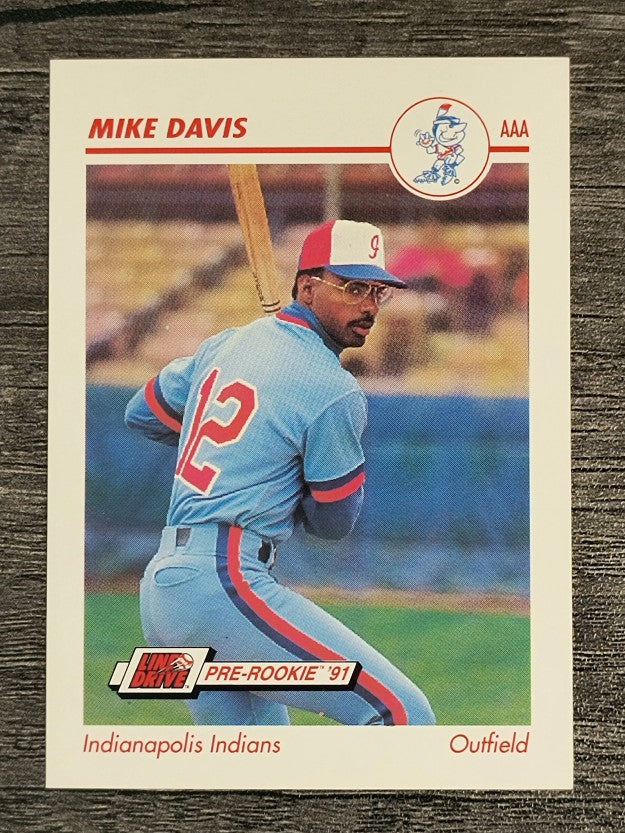 1991 Line Drive AAA #180 Mike Davis