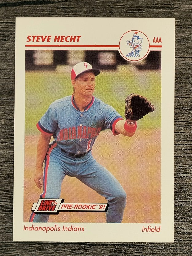 1991 Line Drive AAA #186 Steve Hecht