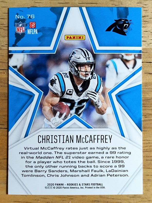 2020 Rookies and Stars #76 Christian McCaffrey