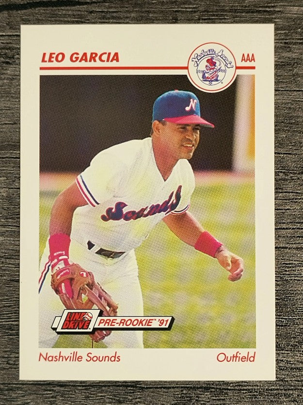 1991 Line Drive AAA #256 Leo Garcia