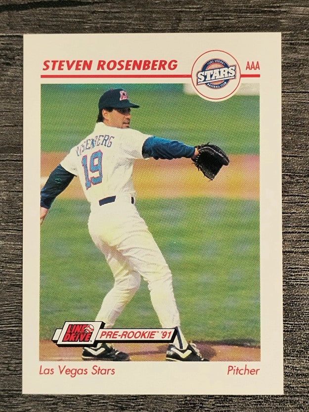 1991 Line Drive AAA #292 Steven Rosenberg