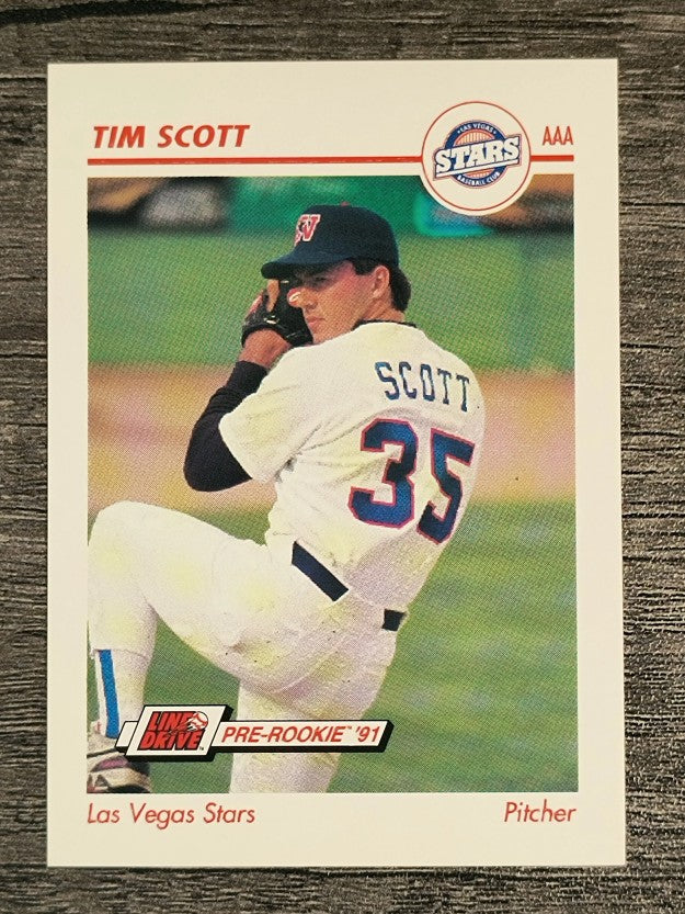 1991 Line Drive AAA #293 Tim Scott