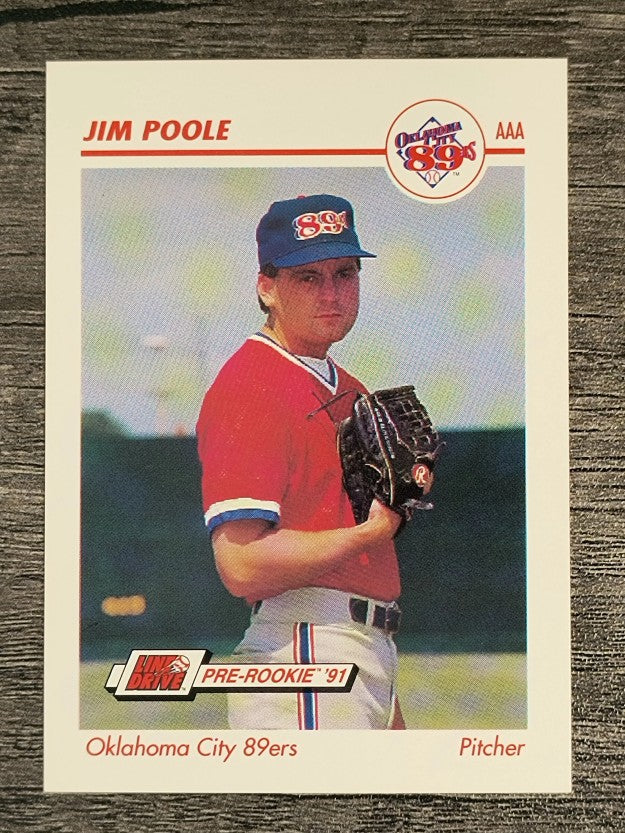 1991 Line Drive AAA #319 Jim Poole
