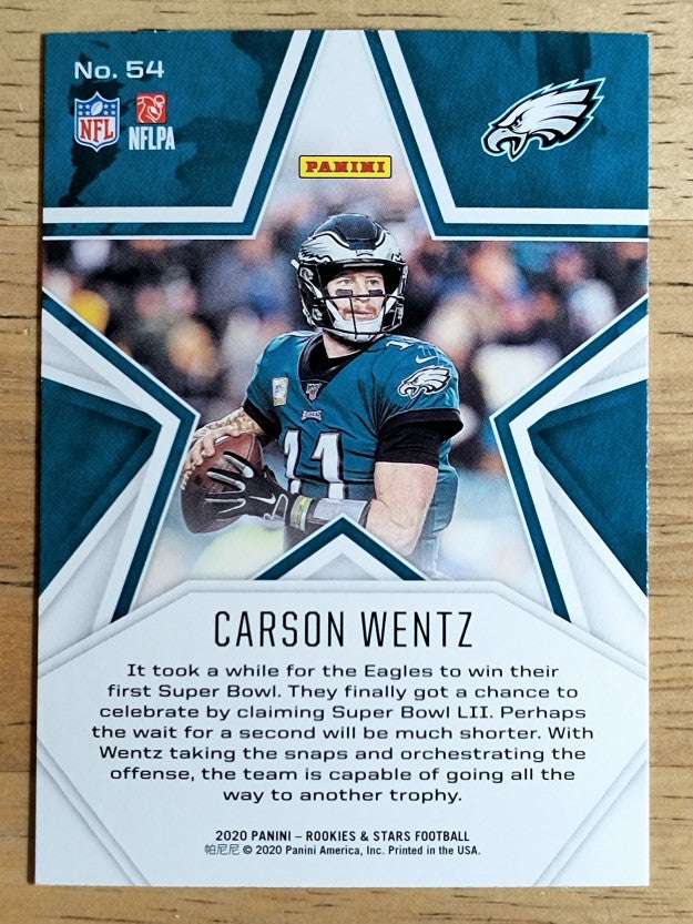 2020 Rookies and Stars #54 Carson Wentz