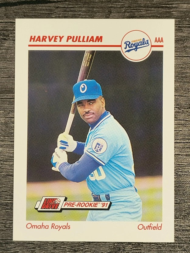 1991 Line Drive AAA #344 Harvey Pulliam