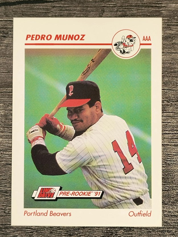 1991 Line Drive AAA #412 Pedro Munoz