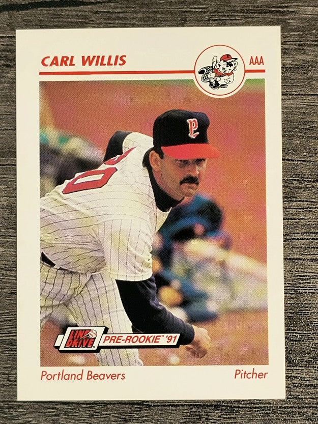 1991 Line Drive AAA #423 Carl Willis