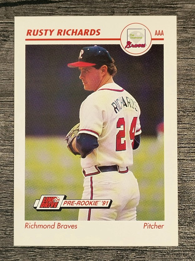 1991 Line Drive AAA #439 Rusty Richards