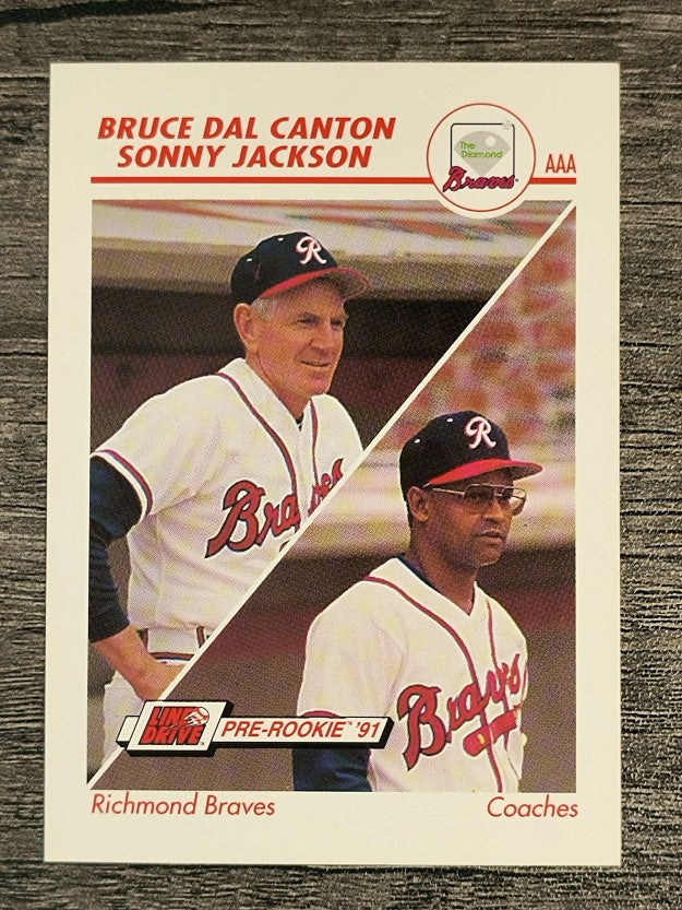 1991 Line Drive AAA #450 Coaches/Bruce Dal Canton/Sonny Jackson