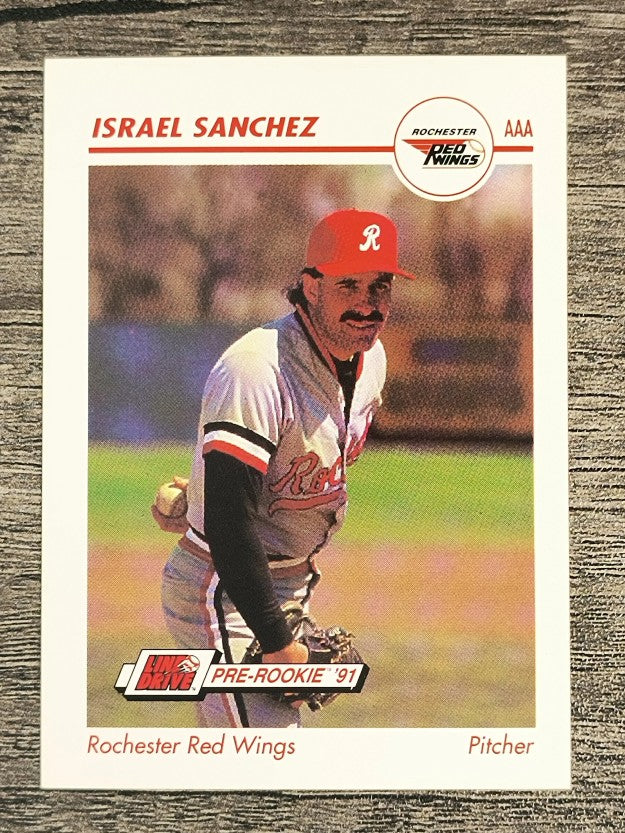 1991 Line Drive AAA #465 Israel Sanchez