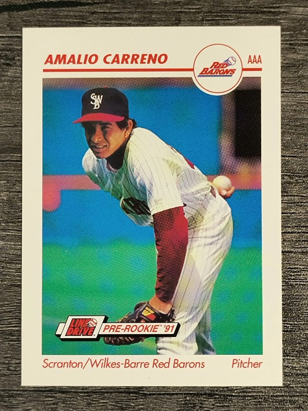 1991 Line Drive AAA #481 Amalio Carreno