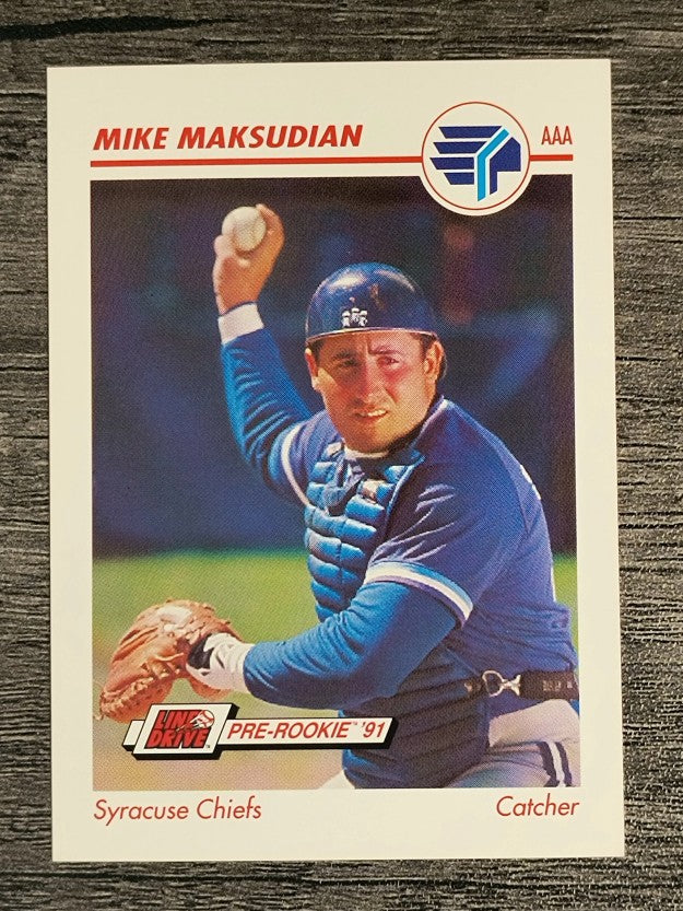 1991 Line Drive AAA #509 Mike Maksudian