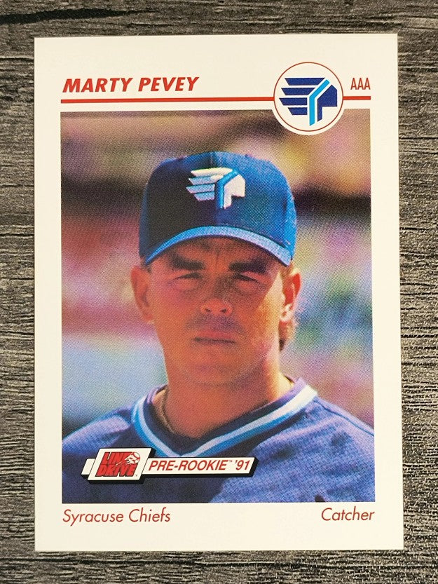 1991 Line Drive AAA #513 Marty Pevey