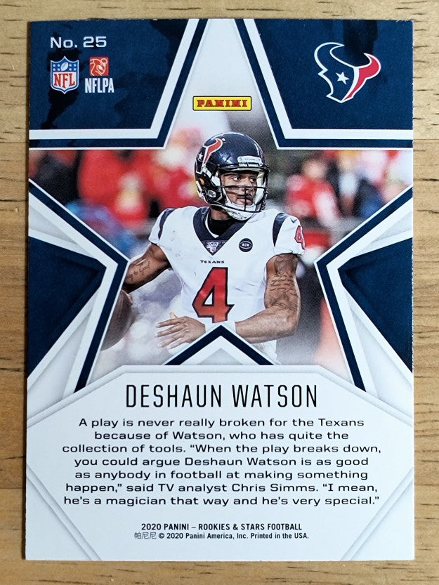 2020 Rookies and Stars #25 Deshaun Watson