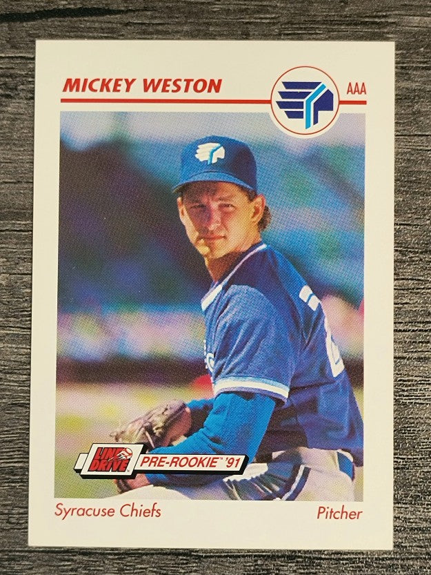 1991 Line Drive AAA #521 Mickey Weston