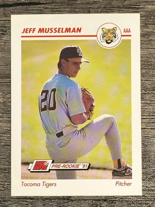 1991 Line Drive AAA #542 Jeff Musselman