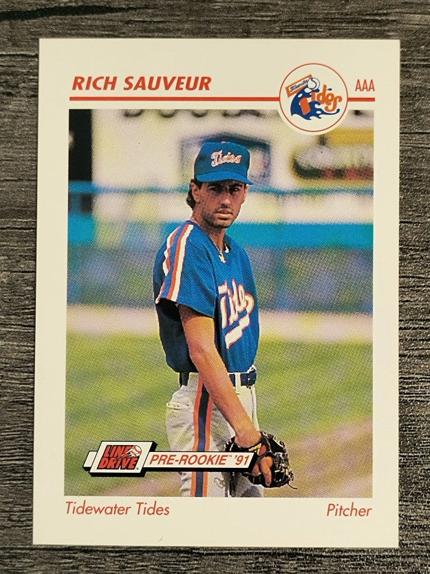 1991 Line Drive AAA #567 Rich Sauveur