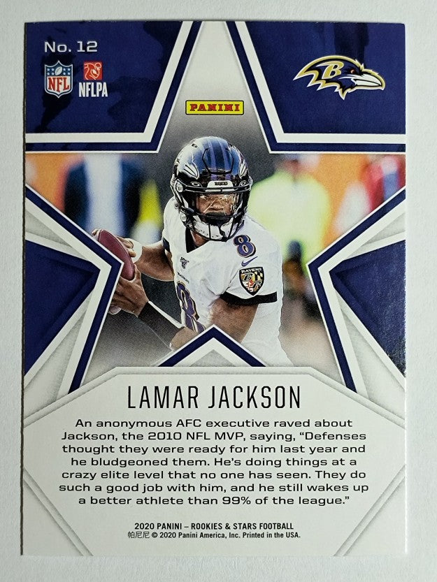 2020 Rookies and Stars #12 Lamar Jackson