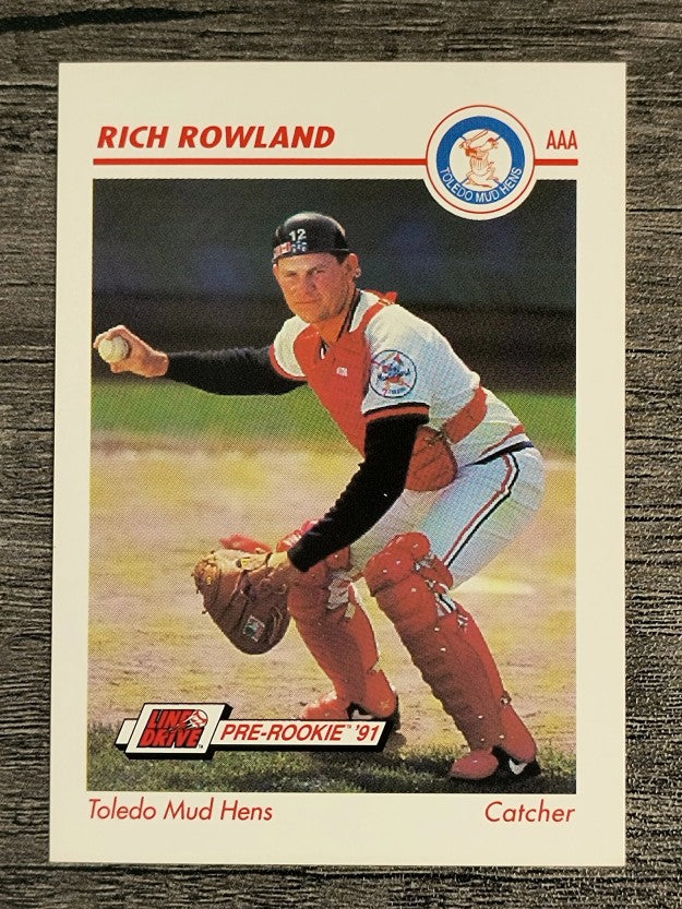 1991 Line Drive AAA #597 Rich Rowland
