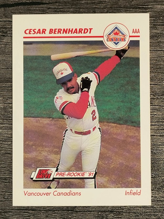1991 Line Drive AAA #626 Cesar Bernhardt