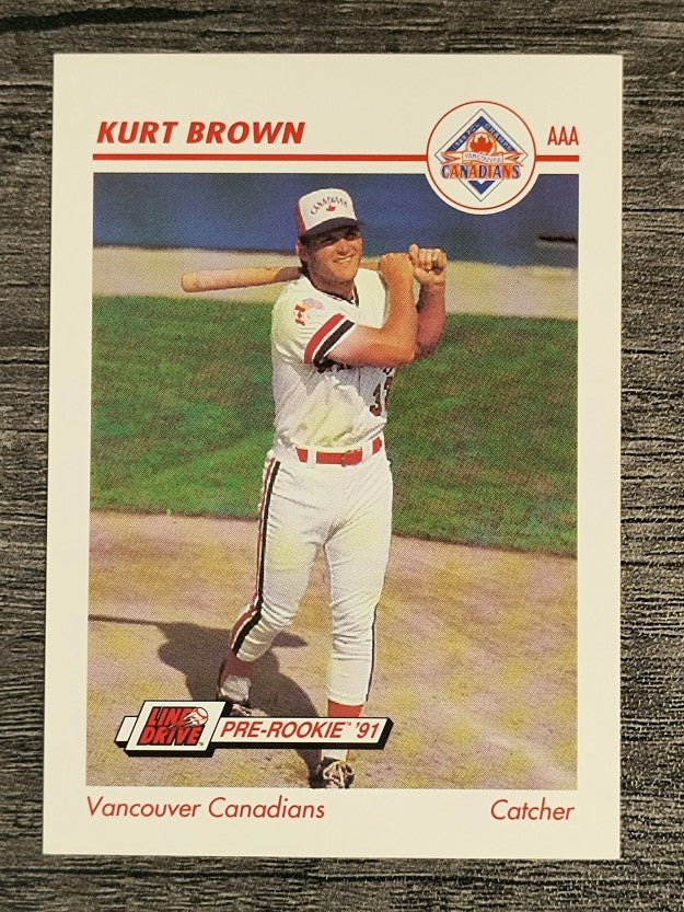 1991 Line Drive AAA #628 Kurt Brown