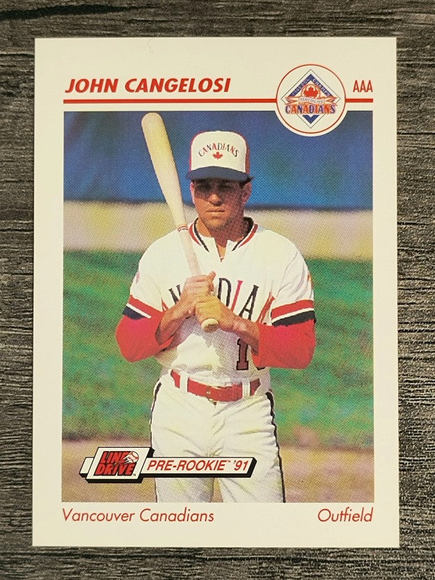 1991 Line Drive AAA #629 John Cangelosi