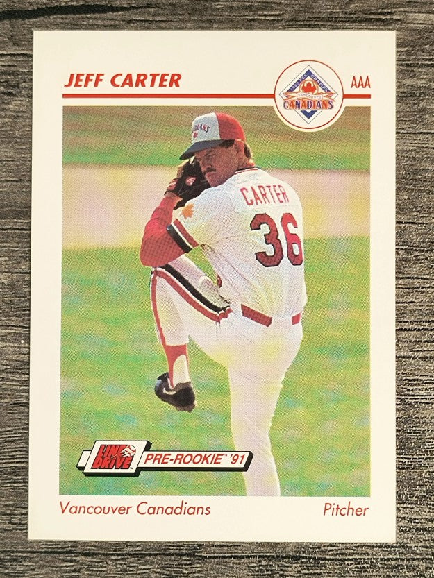 1991 Line Drive AAA #630 Jeff Carter